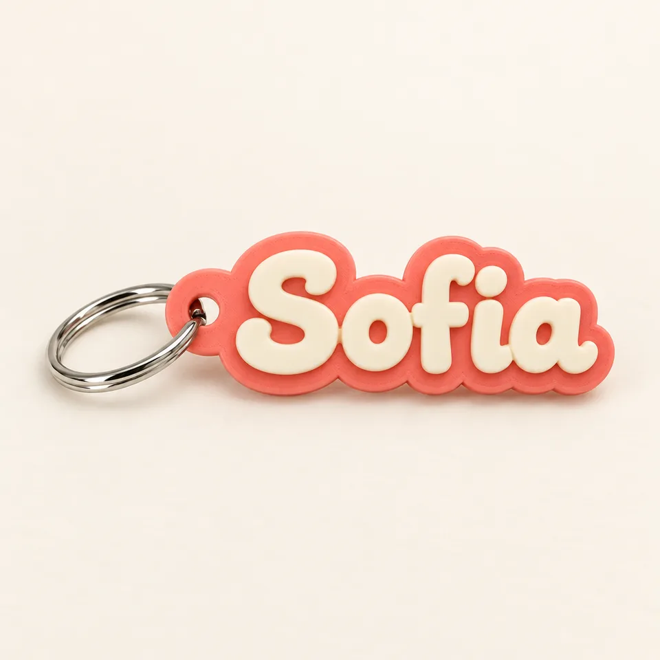 Portachiavi con nome Sofia personalizzato
